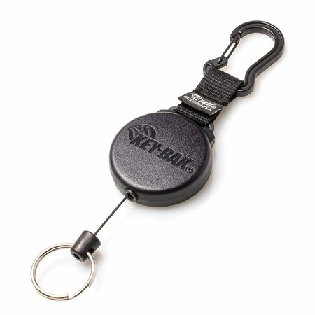 KEY-BAK KEYBAK SECURIT Super Duty Retractor, 36 in. DuPont Kevlar Cord, Carabiner 0488-706